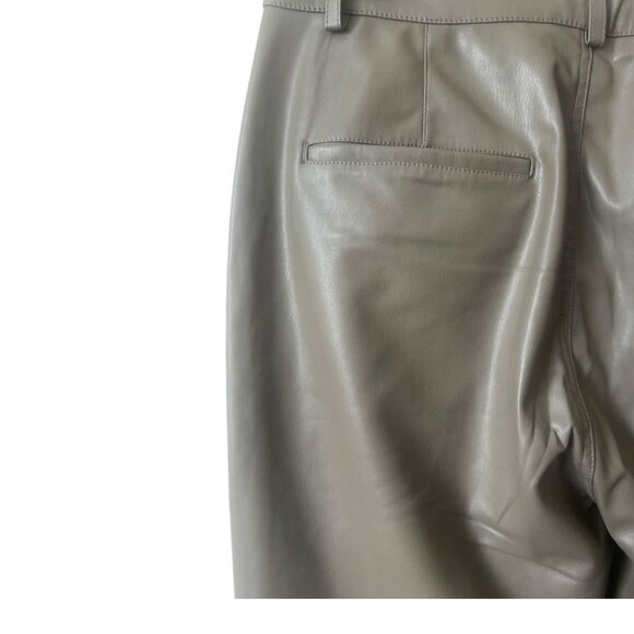 NWT AG Cleo Portobello Road Vegan Leather Cropped Pants Size 29 Reg. $328 - Picture 8 of 12